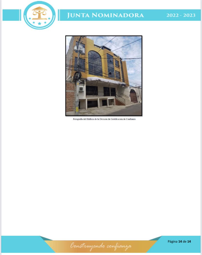 Horarios de entrevistas y de investigación socio-económicas 